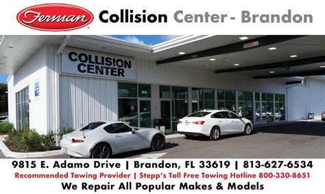 Visit <b>Ferman</b> Mazda Of <b>Brandon</b> in Tampa #FL serving <b>Brandon</b>, Lakeland and Wesley Chapel #JM3KFBDY2R0389490. . Ferman collision brandon